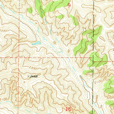 United States Geological Survey Figure 4 Ranch, ND (1970, 24000-Scale) digital map