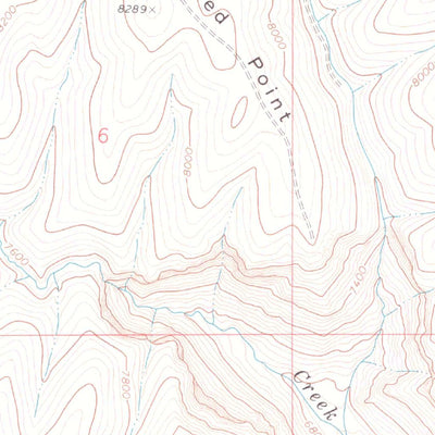 United States Geological Survey Figure Four Spring, CO (1971, 24000-Scale) digital map