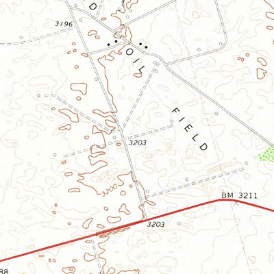 United States Geological Survey Figure Seven Ranch, TX (1971, 24000-Scale) digital map