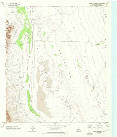 United States Geological Survey Figure Two Ranch, TX (1973, 24000-Scale) digital map