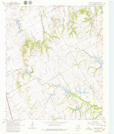 United States Geological Survey Files Valley, TX (1965, 24000-Scale) digital map