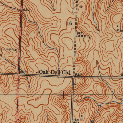 United States Geological Survey Filley, MO (1940, 24000-Scale) digital map