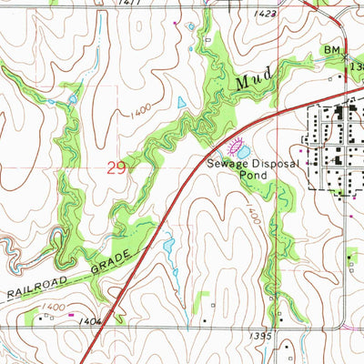 United States Geological Survey Filley, NE (1970, 24000-Scale) digital map