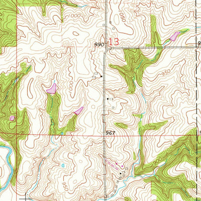 United States Geological Survey Fillmore, IA (1966, 24000-Scale) digital map