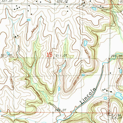 United States Geological Survey Fillmore, MO (1984, 24000-Scale) digital map
