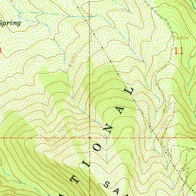 United States Geological Survey Fillmore, UT (1961, 24000-Scale) digital map