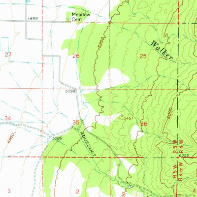 United States Geological Survey Fillmore, UT (1962, 62500-Scale) digital map