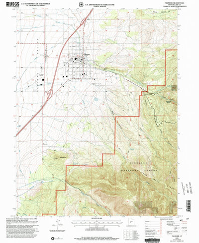 United States Geological Survey Fillmore, UT (2001, 24000-Scale) digital map