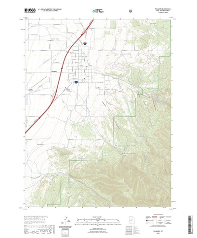 United States Geological Survey Fillmore, UT (2023, 24000-Scale) digital map