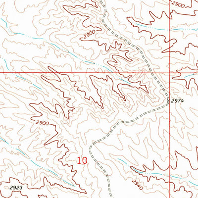 United States Geological Survey Finch NE, MT (1968, 24000-Scale) digital map