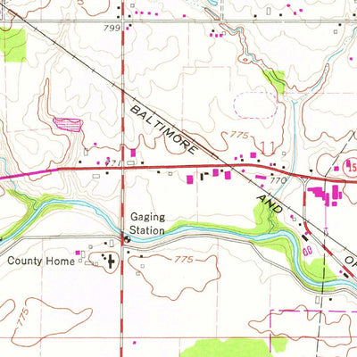 United States Geological Survey Findlay, OH (1960, 24000-Scale) digital map