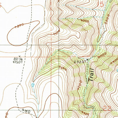 United States Geological Survey Findley Buttes, OR (1990, 24000-Scale) digital map