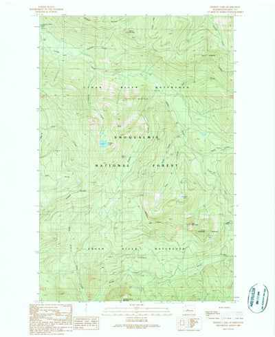 United States Geological Survey Findley Lake, WA (1989, 24000-Scale) digital map