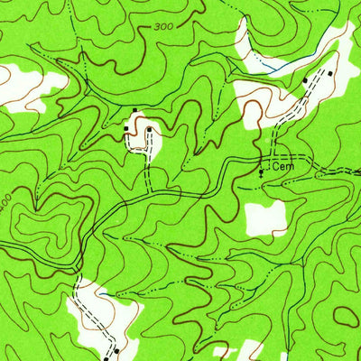 United States Geological Survey Fine Creek Mills, VA (1943, 24000-Scale) digital map