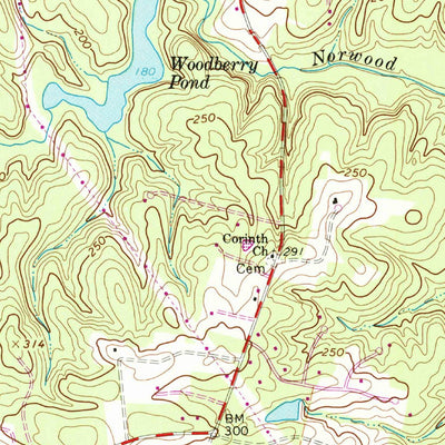 United States Geological Survey Fine Creek Mills, VA (1964, 24000-Scale) digital map