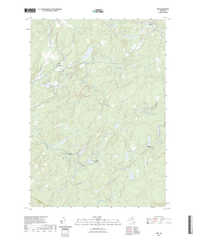United States Geological Survey Fine, NY (2023, 24000-Scale) digital map