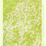 United States Geological Survey Fines Creek, NC (1942, 24000-Scale) digital map