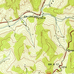 United States Geological Survey Fines Creek, NC (1942, 24000-Scale) digital map