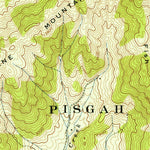 United States Geological Survey Fines Creek, NC (1942, 24000-Scale) digital map