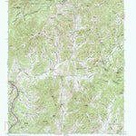 United States Geological Survey Fines Creek, NC (1967, 24000-Scale) digital map