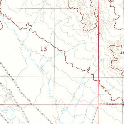United States Geological Survey Finger Buttes East, MT (1980, 24000-Scale) digital map