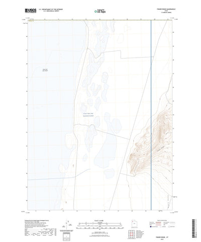 United States Geological Survey Finger Ridge, UT (2023, 24000-Scale) digital map