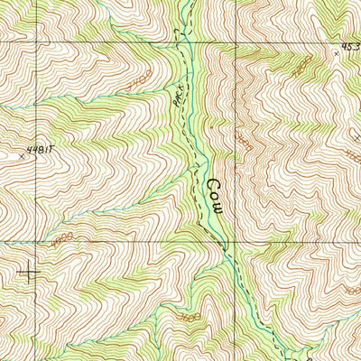United States Geological Survey Fingerboard Saddle, OR (1990, 24000-Scale) digital map