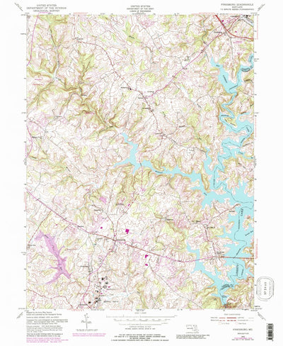 United States Geological Survey Finksburg, MD (1953, 24000-Scale) digital map
