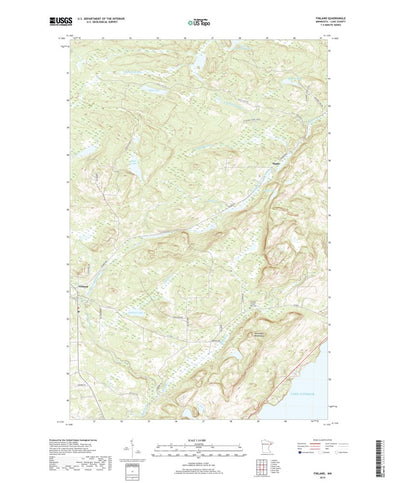 United States Geological Survey Finland, MN (2019, 24000-Scale) digital map