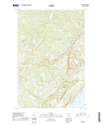 United States Geological Survey Finland, MN (2022, 24000-Scale) digital map
