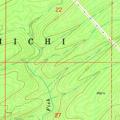 United States Geological Survey Finley, OK (1972, 24000-Scale) digital map