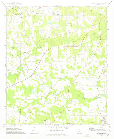 United States Geological Survey Finleyson West, GA (1972, 24000-Scale) digital map