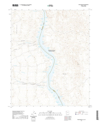 United States Geological Survey Fire Mountain, AZ (2021, 24000-Scale) digital map