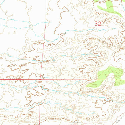 United States Geological Survey Fire Rock Well, NM (1966, 24000-Scale) digital map