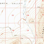United States Geological Survey Fireball Ridge, NV (1957, 62500-Scale) digital map