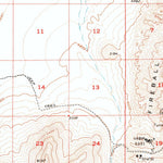 United States Geological Survey Fireball Ridge, NV (1967, 62500-Scale) digital map