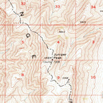 United States Geological Survey Fireball Ridge, NV (1967, 62500-Scale) digital map