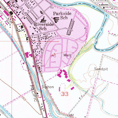 United States Geological Survey Firebaugh, CA (1956, 24000-Scale) digital map