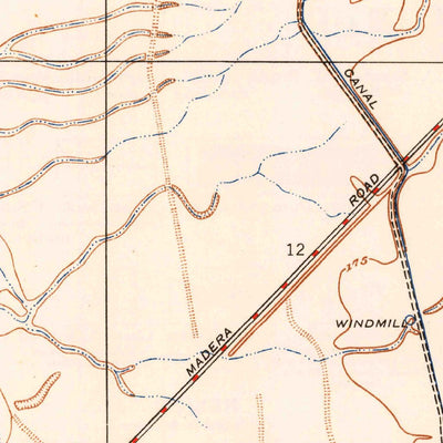 United States Geological Survey Firebaugh NE, CA (1948, 24000-Scale) digital map