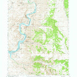 United States Geological Survey Firehole Basin, WY (1966, 62500-Scale) digital map