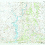 United States Geological Survey Firehole Canyon, WY-UT-CO (1980, 100000-Scale) digital map