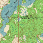 United States Geological Survey Fireside Lakes, WI (1972, 24000-Scale) digital map