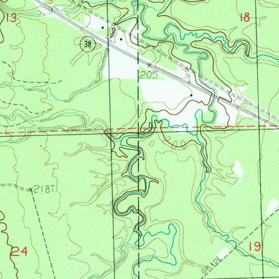 United States Geological Survey Firesteel, MI (1982, 25000-Scale) digital map
