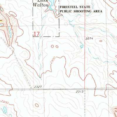 United States Geological Survey Firesteel, SD (1978, 24000-Scale) digital map
