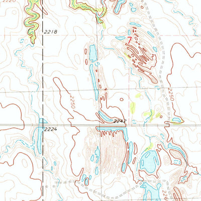 United States Geological Survey Firesteel, SD (1978, 24000-Scale) digital map