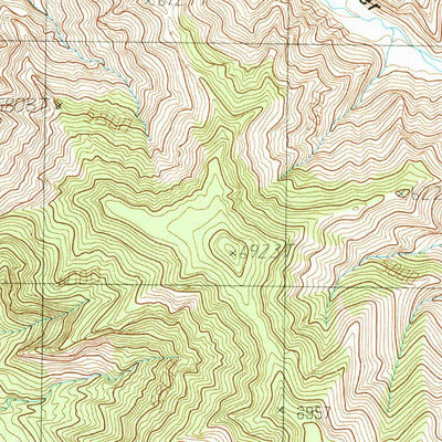 United States Geological Survey Firewater Canyon North, UT (1985, 24000-Scale) digital map