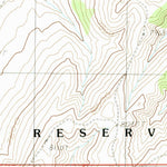 United States Geological Survey Firewater Canyon South, UT (1985, 24000-Scale) digital map