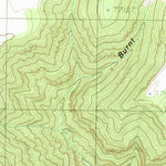 United States Geological Survey Firewater Canyon South, UT (1985, 24000-Scale) digital map