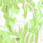 United States Geological Survey Firewater Canyon, UT (1953, 62500-Scale) digital map