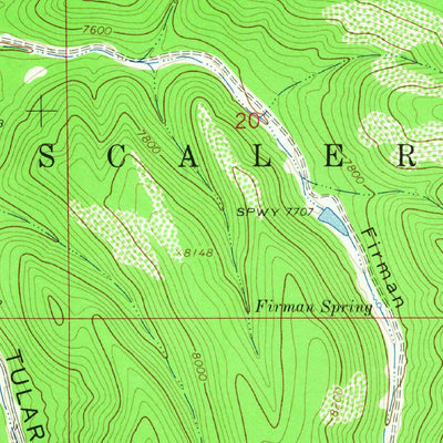 United States Geological Survey Firman Canyon, NM (1963, 24000-Scale) digital map